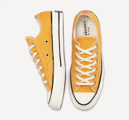 Кеды Chuck 70 OX 162063C (EU 39 USm 6 USw 8 СМ 24.5; Желтый)